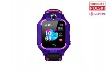 Smartwatch dla dzieci GoGPS K24 (purpurowy) Smartwatch dla dzieci GoGPS K24 (purpurowy)