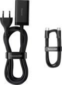 Baseus GaN3 Pro, 2x USB-C, 2x USB, 65W (czarna)