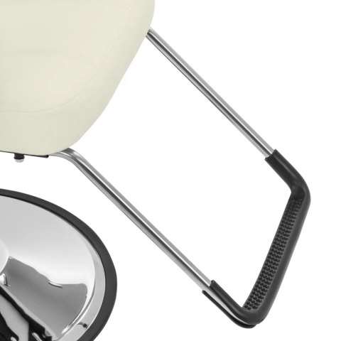 Fotel fryzjerski barberski z zagłówkiem i podnóżkiem Physa KESWICK - beżowy Fotel fryzjerski barberski z zagłówkiem i podnóżkiem Physa KESWICK - beżowy