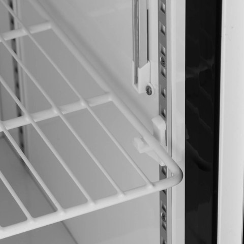 Szafa mroźnicza zamrażarka przeszklona 7 półek 380 l 425 W - biała Szafa mroźnicza zamrażarka przeszklona 7 półek 380 l 425 W - biała