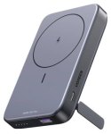 Ugreen PB206 10000mAh USB + USB-C 20W z funkcją podstawki (czarny)