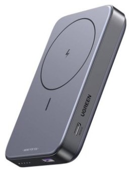 Ugreen PB206 10000mAh USB + USB-C 20W z funkcją podstawki (czarny)