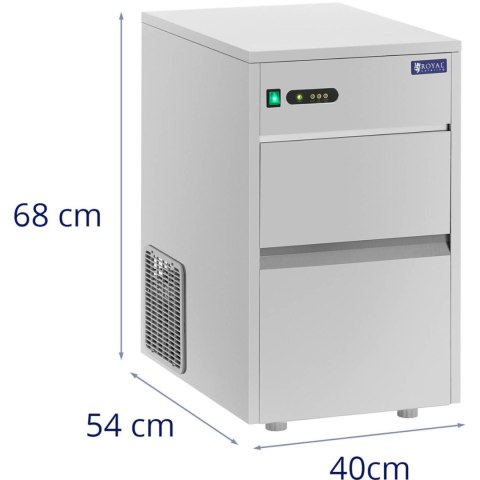 Barowa kostkarka maszyna do kostek lodu 25 kg/dzień 7 kg 220 W Barowa kostkarka maszyna do kostek lodu 25 kg/dzień 7 kg 220 W