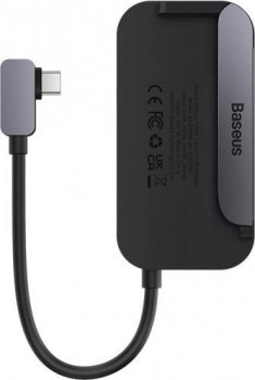 Replikator - Baseus PadJoy Series Hub 4w1 USB-C do USB 3.0 + HDMI + USB-C PD + jack 3.5mm (Szary) Replikator - Baseus PadJoy Series Hub 4w1 USB-C do USB 3.0 + HDMI + USB-C PD + jack 3.5mm (Szary)