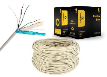 GEMBIRD FTP KABEL DRUT KAT 6 CCA ECA 305M SZARY GEMBIRD FTP KABEL DRUT KAT 6 CCA ECA 305M SZARY