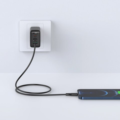 Kabel przewód do iPhone MFI USB-C - Lightning 30W 3A 1.2m biały Kabel przewód do iPhone MFI USB-C - Lightning 30W 3A 1.2m biały