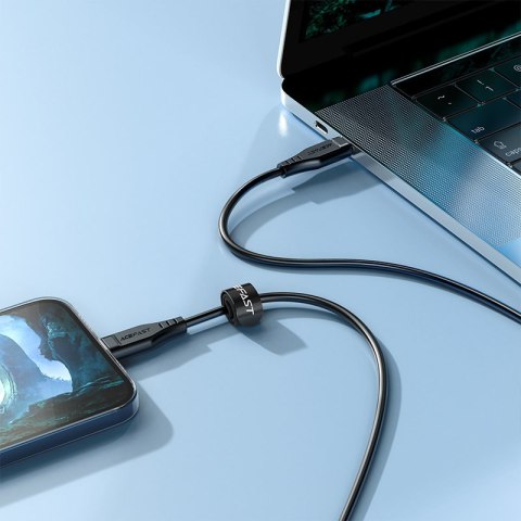 Kabel przewód do iPhone MFI USB-C - Lightning 30W 3A 1.2m biały Kabel przewód do iPhone MFI USB-C - Lightning 30W 3A 1.2m biały