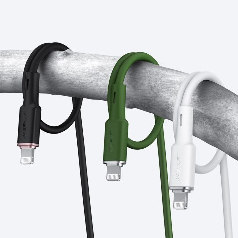 Kabel przewód do iPhone MFI USB - Lightning 2.4A 1.2m czarny Kabel przewód do iPhone MFI USB - Lightning 2.4A 1.2m czarny