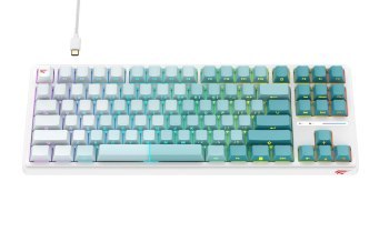 Klawiatura gamingowa Havit KB901L (biało-zielony) Klawiatura gamingowa Havit KB901L (biało-zielony)