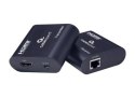 Wzmacniacz sygnału HDMI 60m przy użyciu LAN DEX-HDMI-03 Gembird