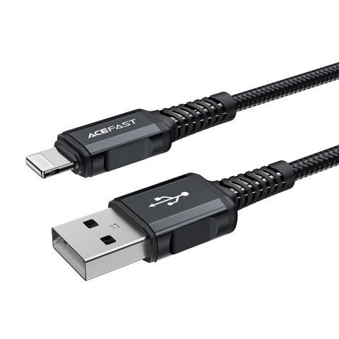 Kabel przewód MFI do iPhone USB - Lightning 2.4A 1.8m czarny Kabel przewód MFI do iPhone USB - Lightning 2.4A 1.8m czarny