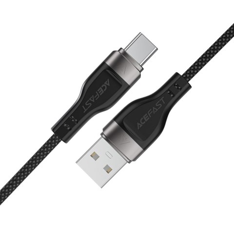 Kabel przewód USB-A - USB-C 3A z magnetycznym organizerem 1.2m - czarny Kabel przewód USB-A - USB-C 3A z magnetycznym organizerem 1.2m - czarny
