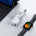 Ładowarka bezprzewodowa do Apple Watch 5W- srebrna