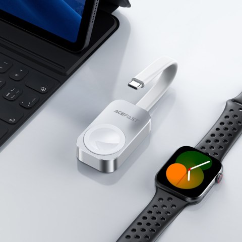 Ładowarka bezprzewodowa do Apple Watch 5W- srebrna Ładowarka bezprzewodowa do Apple Watch 5W- srebrna