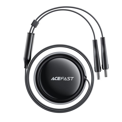 Ładowarka samochodowa B13 53W USB-A + 2 kable rozwijane USB-C - czarna Ładowarka samochodowa B13 53W USB-A + 2 kable rozwijane USB-C - czarna