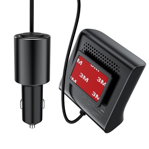 Ładowarka samochodowa stacja ładująca 90W USB-C 3x USB QC 3.0 czarny Ładowarka samochodowa stacja ładująca 90W USB-C 3x USB QC 3.0 czarny