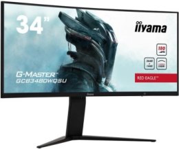 Monitor iiyama G-Master GCB3480WQSU-B1 Red Eagle - 34'' | VA Curved | UWQHD | 04.ms | 180Hz IIYAMA