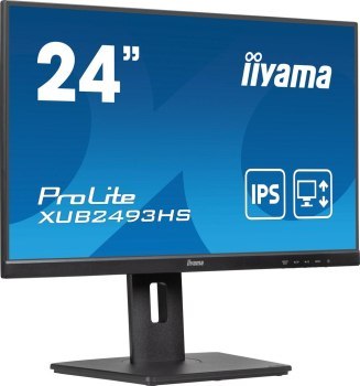 Monitor iiyama ProLite XUB2493HS-B6 - 23.8'' | IPS | Full HD | Pivot IIYAMA Monitor iiyama ProLite XUB2493HS-B6 - 23.8'' | IPS | Full HD | Pivot IIYAMA