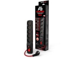 Listwa antyprzepięciowa - Acar F5 Power 5 gniazd 10.0m 16A