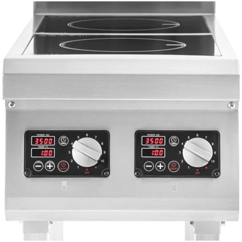 Kuchnia indukcyjna 2 palnikowa wolnostojąca 400 V 2 x 3500 W Kuchnia indukcyjna 2 palnikowa wolnostojąca 400 V 2 x 3500 W