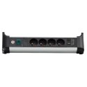 Listwa zasilająca Alu Office Line 4 gniazda 2 USB A I C 1,8m