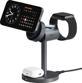 Aukey Ładowarka bezprzewodowa 3 w 1, Qi2.0 15W Aukey Ładowarka bezprzewodowa 3 w 1, Qi2.0 15W