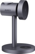Aukey Ładowarka bezprzewodowa 3 w 1, Qi2.0 15W