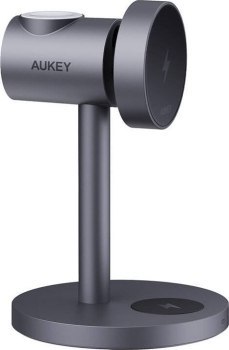 Aukey Ładowarka bezprzewodowa 3 w 1, Qi2.0 15W Aukey Ładowarka bezprzewodowa 3 w 1, Qi2.0 15W