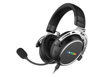 Słuchawki dla graczy Hator HYPERGANG 3 USB czarne Słuchawki dla graczy Hator HYPERGANG 3 USB czarne