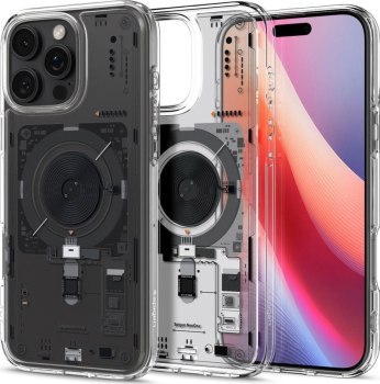 Spigen Ultra Hybrid Magsafe do iPhone 16 Pro Max przezroczysty czarny Spigen Ultra Hybrid Magsafe do iPhone 16 Pro Max przezroczysty czarny
