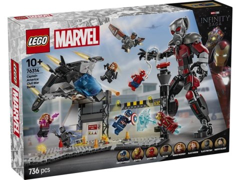 76314 - LEGO Super Heroes - Kapitan Ameryka: Wojna bohaterów — bitwa 76314 - LEGO Super Heroes - Kapitan Ameryka: Wojna bohaterów — bitwa