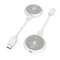 Nadajnik i odbiornik audio/video bezprzewodowy j5create ScreenCast 4K Wireless Display HDMI Extender ; kolor biały JVAW75-N