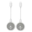 Nadajnik i odbiornik audio/video bezprzewodowy j5create ScreenCast 4K Wireless Display HDMI Extender ; kolor biały JVAW75-N