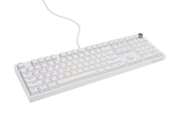 Genesis Thor 404 biała RGB Outemu Peach Silent Genesis Thor 404 biała RGB Outemu Peach Silent