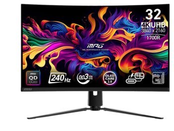 MSI MPG 321CURX - 240Hz | 4K | 32'' | QD OLED | 0,03ms MSI MPG 321CURX - 240Hz | 4K | 32'' | QD OLED | 0,03ms