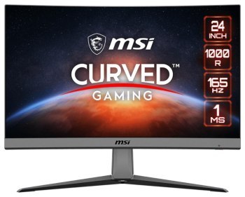 MSI MAG 242C - 23.6'' | VA Curve 1500R | Full HD | 1ms | 180Hz MSI MAG 242C - 23.6'' | VA Curve 1500R | Full HD | 1ms | 180Hz