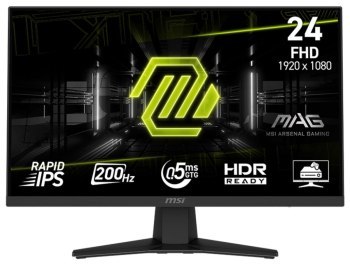 MSI MAG 244F - 23.8'' | Rapid IPS | FHD | 0.5 ms | 200 Hz MSI MAG 244F - 23.8'' | Rapid IPS | FHD | 0.5 ms | 200 Hz