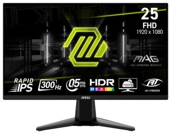 MSI MAG 255XF - 24.5'' | Rapid IPS | Full HD | 0.5ms | 300Hz MSI MAG 255XF - 24.5'' | Rapid IPS | Full HD | 0.5ms | 300Hz