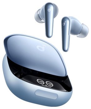 Słuchawki - Soundcore Liberty 4 Pro Niebieskie Słuchawki - Soundcore Liberty 4 Pro Niebieskie