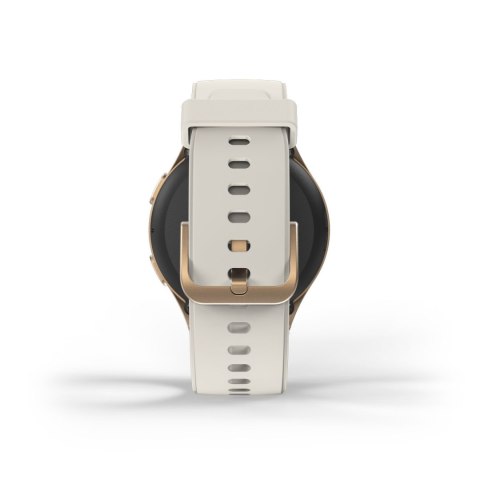 Smartwatch Hama 8900 GPS AMOLED 1.32'' z beżowym paskiem silikonowym - złoty Smartwatch Hama 8900 GPS AMOLED 1.32'' z beżowym paskiem silikonowym - złoty