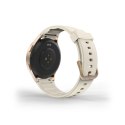 Smartwatch Hama 8900 GPS AMOLED 1.32'' z beżowym paskiem silikonowym - złoty