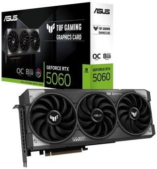 Karta graficzna - ASUS GeForce RTX 5060 TUF OC 8GB DLSS 4 Karta graficzna - ASUS GeForce RTX 5060 TUF OC 8GB DLSS 4