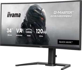 Iiyama G-Master GCB3482WQSU-B1 Black Hawk - 34'' | VA | UWQHD | 0.6ms | 120Hz Iiyama G-Master GCB3482WQSU-B1 Black Hawk - 34'' | VA | UWQHD | 0.6ms | 120Hz