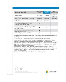 Microsoft 365 Personal PL (QQ2-01000) Microsoft 365 Personal PL (QQ2-01000)