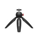 Sennheiser MKE 400 MOBILE KIT - Mikrofon pojemnościowy superkardioidalny wyposażony w filtr dolnoprzepustowy ze statywem Manfr