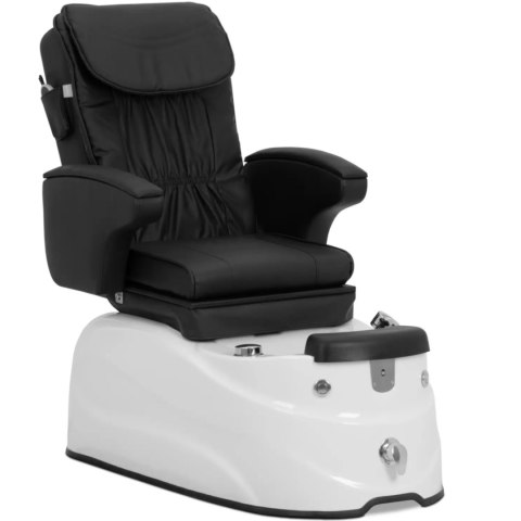 Fotel podologiczny do pedicure z funkcją masażu brodzikiem - czarny Fotel podologiczny do pedicure z funkcją masażu brodzikiem - czarny