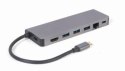 GEMBIRD MULTI ADAPTER USB TYP-C 5W1 HUB HDMI CZYTNIK KART LAN PD - 100W) Gembird