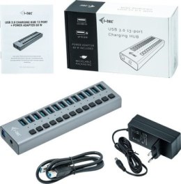 I-tec USB 3.0 Charging HUB 13 HUB Ładujący z zasilaczem 60W 13x USB 3.0 (max. 10W) z wyłącznikami 5 Gbps I-Tec