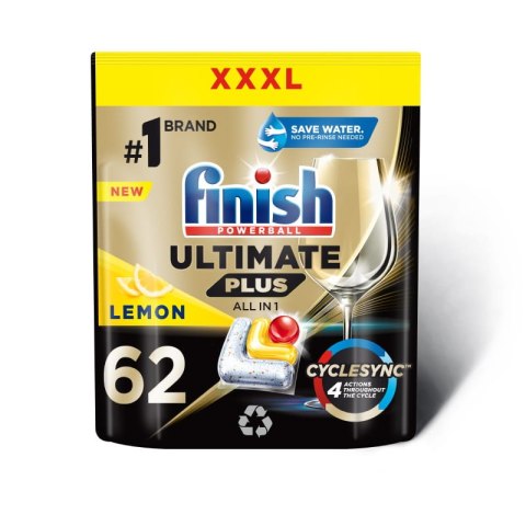 FINISH Kapsułki Ultimate Plus 62 lemon FINISH Kapsułki Ultimate Plus 62 lemon