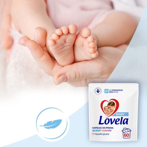 Lovela Baby uniwersalne kapsułki do prania 60 sztuk Lovela Baby uniwersalne kapsułki do prania 60 sztuk